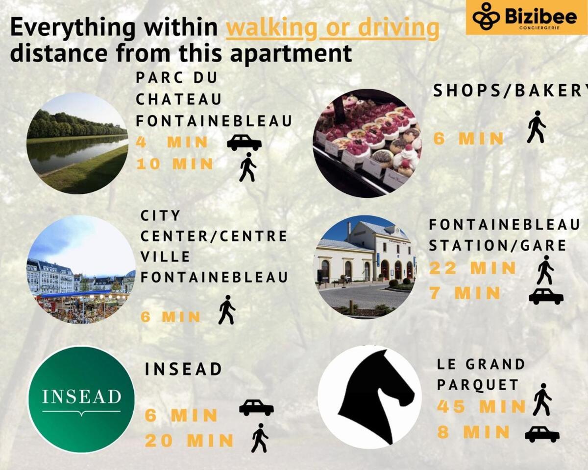 Le Saphir Easy Parking Comfort Apartamento Fontainebleau Exterior foto